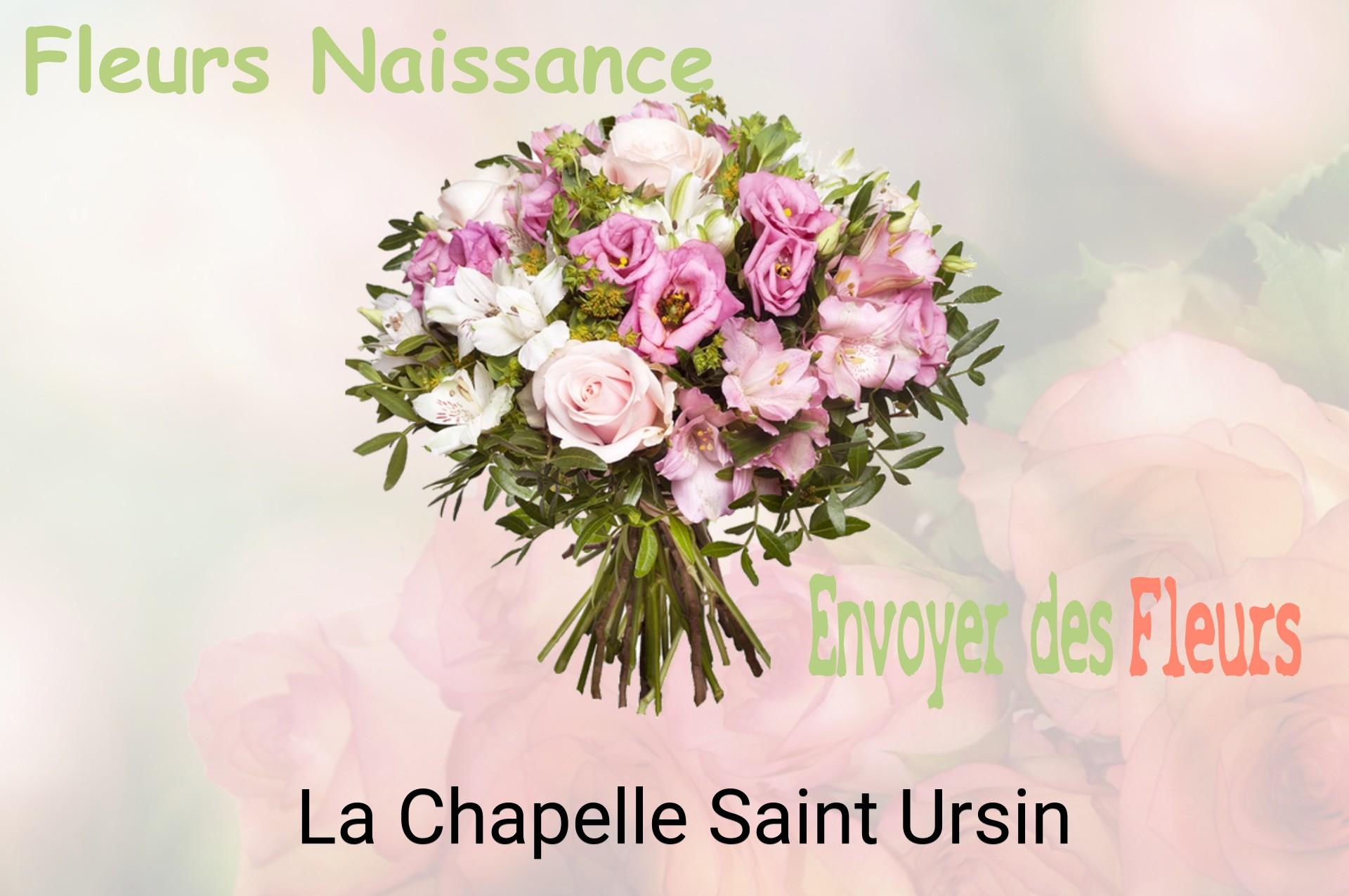 Bouquet de fleurs de naissance livré à La Chapelle-Saint-Ursin