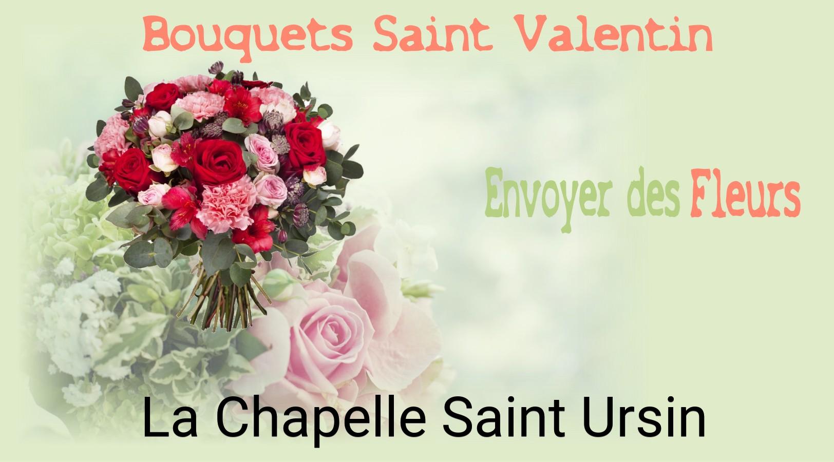 Roses de Saint-Valentin livrées à La Chapelle-Saint-Ursin